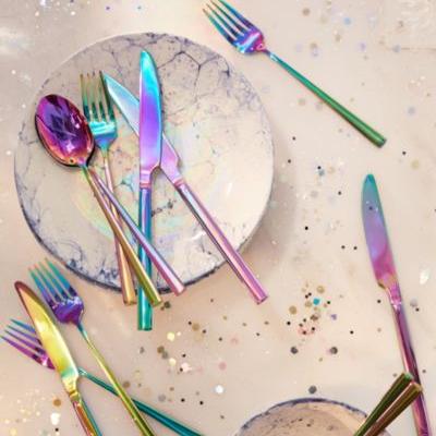 12-Piece Electroplated Flatware Set - Urban Outfitters