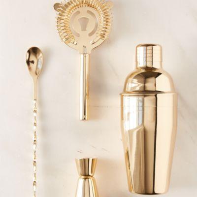 Metallic Bar Cocktail Shaker Set Urban Outfitters