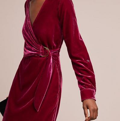 Velvet Shirtdress Anthropologie