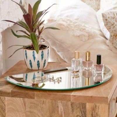 Maisie Half Circle Faux Leather Mirror Urban Outfitters