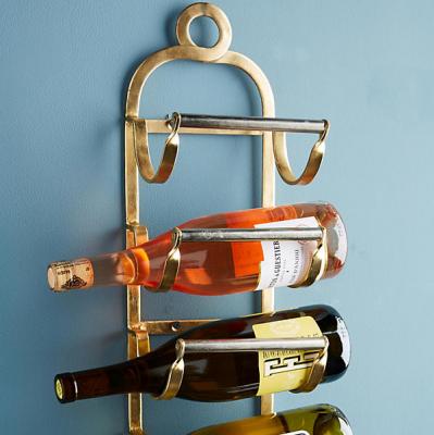 Antique Brass Wine Rack Anthropologie
