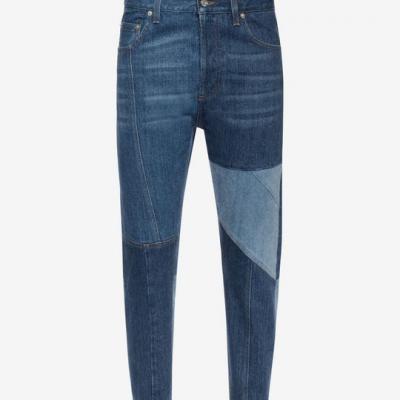 Patchwork Jeans Alexander McQueen