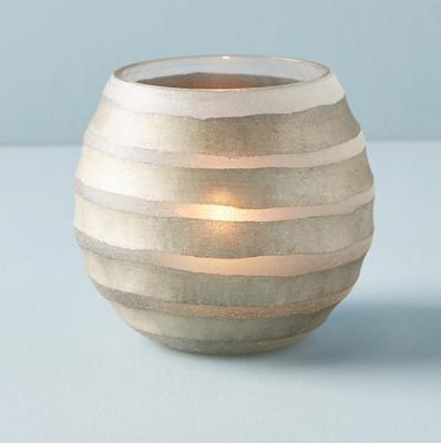 Shimmered Stripe Votive Anthropologie
