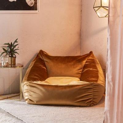 Cooper Velvet Lounge Chair Urban Outfitters