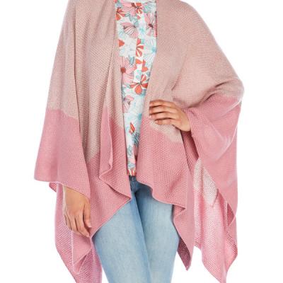 Color Block Knit Shawl - Steve Madden