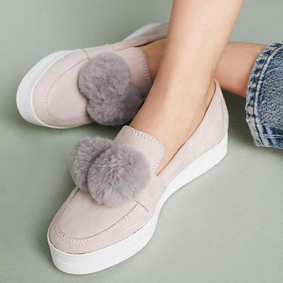 All Black Pom Pom Sneakers Anthropologie