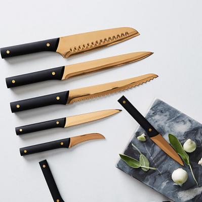 Bronzed 13-Piece Knife Block Set Anthropologie