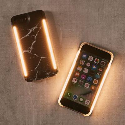 LuMee Duo Black Marble iPhone 8/7/6/6s Plus Case