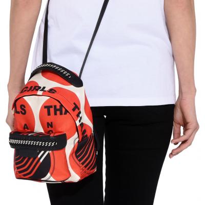 Thanks Girls Print Falabella GO Mini Backpack Womens Stella Mccartney
