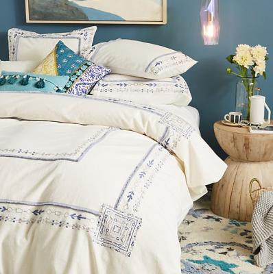 Embroidered Timaru Duvet Cover Anthropologie