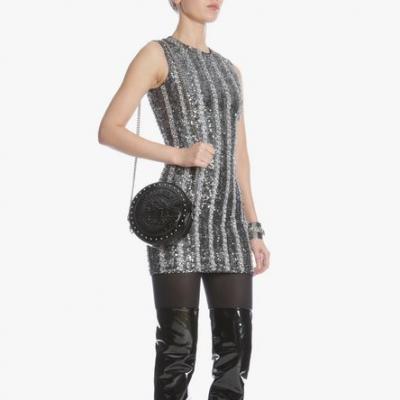 ‎ ‎ ‎Patent Leather Disco Bag ‎ for ‎Women‎ - Balmain