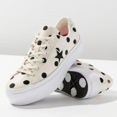 Converse One Star Polka Dot Platform Sneaker
