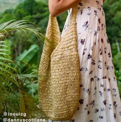 Slouchy Straw Tote Bag Urban Outfitters