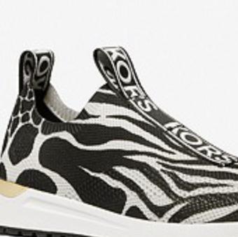 Bodie Logo Tape Printed Mesh Slip-On Trainer