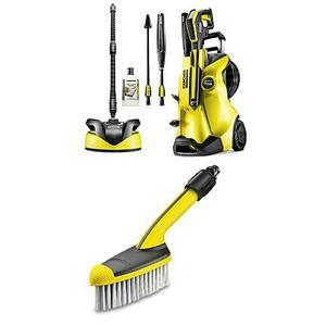  Kärcher K4 Premium Full Control Home Pressure Washer with Soft Wash Brush Bundle