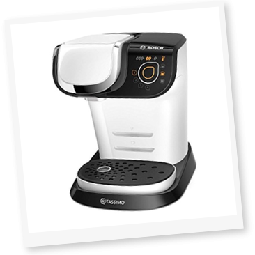 Bosch TAS6004GB Tassimo My Way White Cappuccino Espresso Pod Machine 1300 Watts