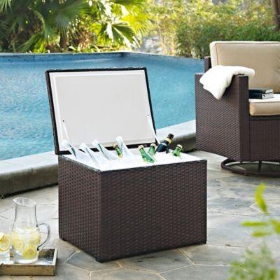 Crosley Palm Harbor Outdoor Wicker Cooler