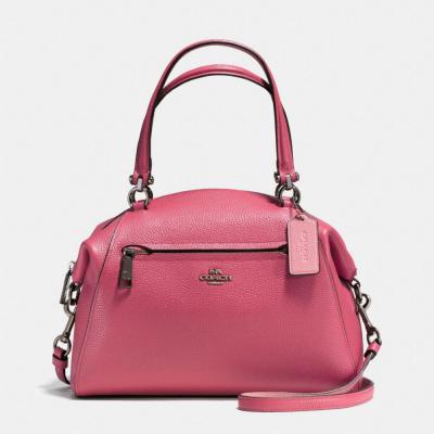 COACH: Prairie Satchel In Polished Pebble Leather