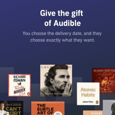 Audible Gift Membership