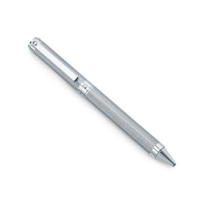 Diamond Point ballpoint pen in sterling silver. Tiffany & Co.