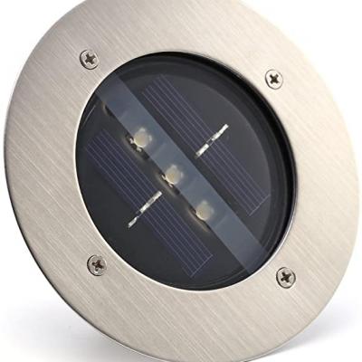 Yosoo Weatherproof Stainless Steel Outdoor Solar Power LED Bulbs (x 12)