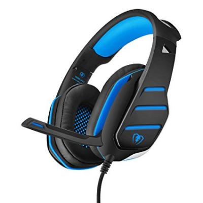 Xbox One Headset, Gaming Headset for PS4, PC, Xbox One Controller, TopBest Beexcellent GM-3 Gaming Headphones with LED Light Bass Surround Professional Headphones with 3.5mm Noise Isolating Microphone