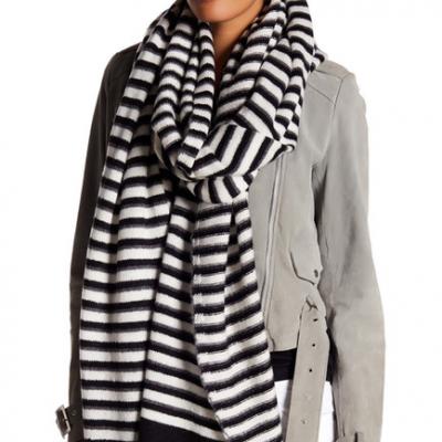 Rebecca Minkoff Striped Blanket Scarf
