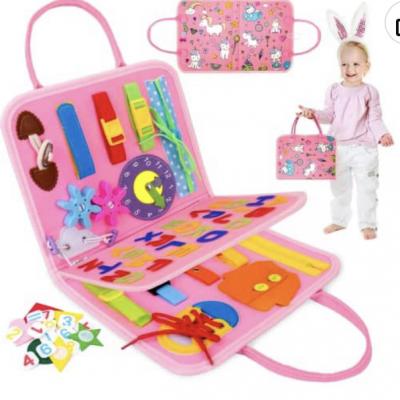 SPLAKS Busy Board, 20 in 1 Toddlers Toys Sensory Activity P