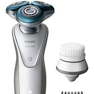 Philips S7530/50 Series 7000 Electric Shaver for Sensitive Skin with Beard Trimmer and Cleansing Brush