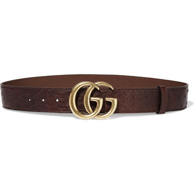 Gucci Ostrich belt