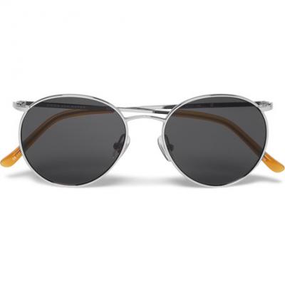 Dries Van Noten - Round-Frame Metal Sunglasses