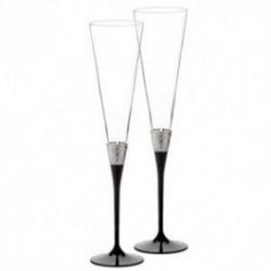  Vera Wang With Love Noir Toasting Flute Glass (Pack of 2)