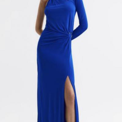 CATALINA CUT OUT HARDWARE DETAIL JERSEY MAXI DRESS
