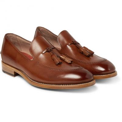 Paul Smith - Haring Polished-Leather Tassel Loafers