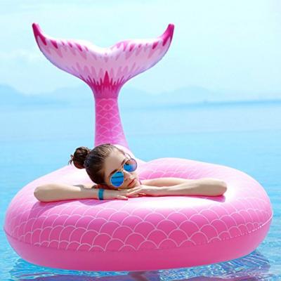 Jasonwell Giant Inflatable Mermaid Tail Pool Float with Rapid Valves