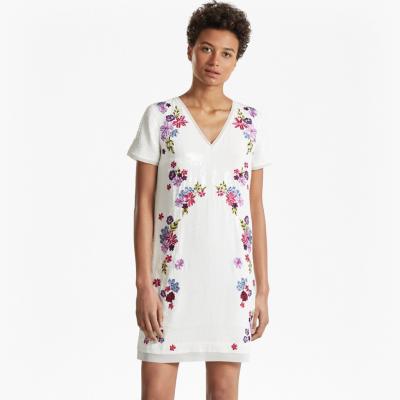 JUDE SEQUIN V NECK TUNIC DRESS