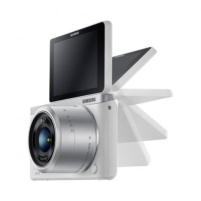 Samsung NX Mini 20.5MP CMOS Smart WiFi & NFC Mirrorless Digital Camera with 9-27mm Lens and 3