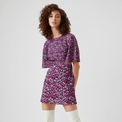 Bethany Verona Crepe Mini Dress - French Connection