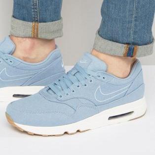 Nike Air Max 1 Ultra Premium Trainers In Blue