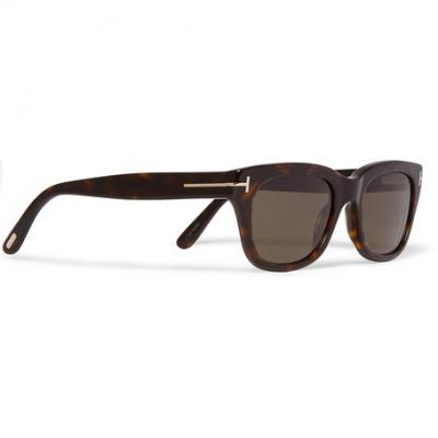 Tom Ford - Snowdon Square-Frame Tortoiseshell Acetate Sunglasses