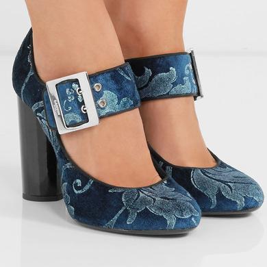 Lanvin Brocade Mary Jane pumps