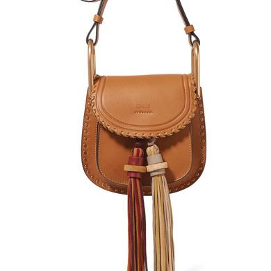 Chloé Hudson mini whipstitched leather shoulder bag