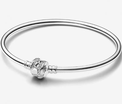 Limited Edition Pandora Moments Sparkling Shooting Star Clasp BangleP