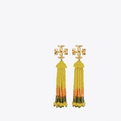 ROXANNE BEADED TASSEL EARRING