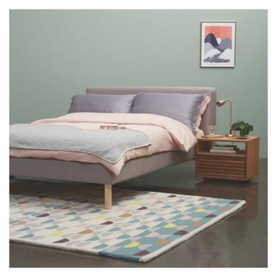 FREDD Grey 150cm Kingsize bed and Coen mattress = Habitat UK