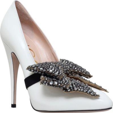 GUCCI - Elaisa 110 leather pumps