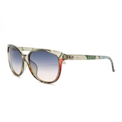 GUCCI Womens Cat Eye 57mm Acetate Frame Sunglasses