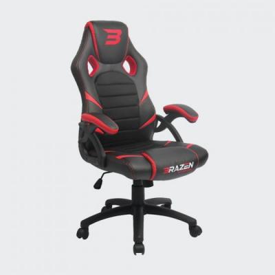 BraZen Puma PC Gaming Chair - Red