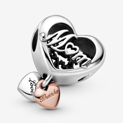 Thank You Mum Heart Charm Pandora GB