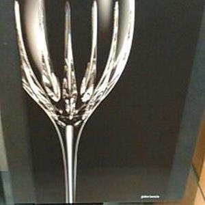 John Lewis Glacier crystal glass 2 white wine glasses